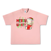 Salmon merry what christmas cat Urban Heavy Tee - MaliasSmallBusiness