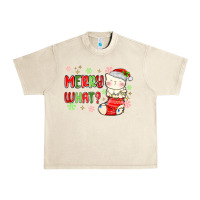 Sandshell merry what christmas cat Urban Heavy Tee - MaliasSmallBusiness
