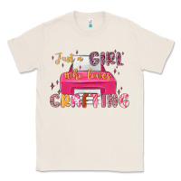 Natural just a girl who loves crafting Classic Tee - MaliasSmallBusiness
