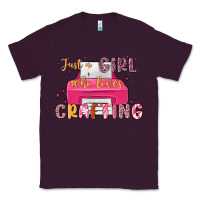 Plum just a girl who loves crafting Classic Tee - MaliasSmallBusiness