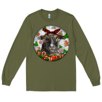 Army Green christmas dorper sheep Long Sleeve Tee - LillyAllenDesigns