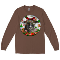 Chestnut christmas dorper sheep Long Sleeve Tee - LillyAllenDesigns