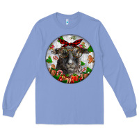 Colony Blue christmas dorper sheep Long Sleeve Tee - LillyAllenDesigns