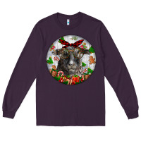 Plum christmas dorper sheep Long Sleeve Tee - LillyAllenDesigns