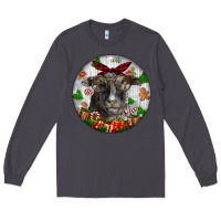 Smoke christmas dorper sheep Long Sleeve Tee - LillyAllenDesigns