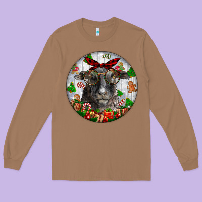 Christmas Dorper Sheep Long Sleeve Tee Designed By Lillyallendesigns