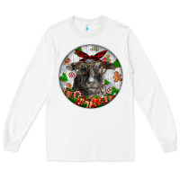 White christmas dorper sheep Long Sleeve Tee - LillyAllenDesigns