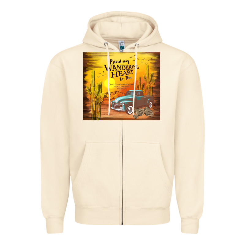 Bind My Wandering Heart To Thee Zipper Hoodie by TumblerDesignByShophia | Teevron