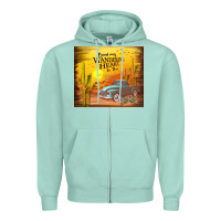 Seafoam bind my wandering heart to thee Zipper Hoodie - TumblerDesignByShophia