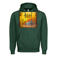 Sports Green bind my wandering heart to thee Zipper Hoodie - TumblerDesignByShophia