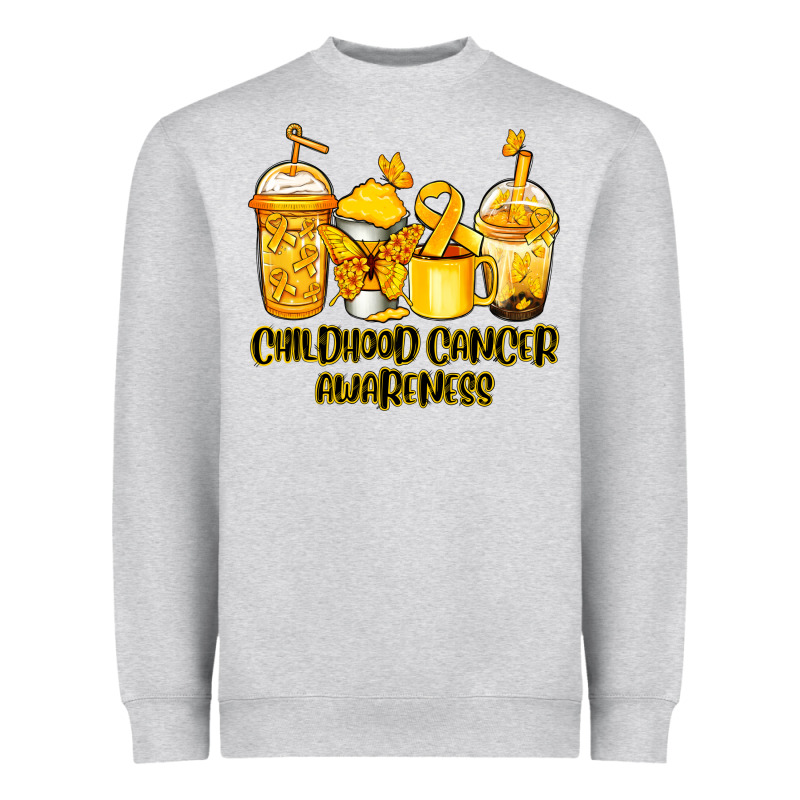Childhood Cancer Awareness Coffee Heavyweight Sweatshirt by Jasminsmagicworld | Teevron