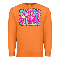 Carrot Hot Girl Summer Tie Dye Leopard Premium Sweatshirt - CowCowDesign