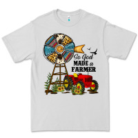 Dove Grey so god made a farmer Premium Tee - JahusDesignShop