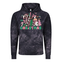 Cloud Black my first christmas cow Vintage Hoodie - MaliasSmallBusiness