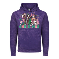 Cloud Purple my first christmas cow Vintage Hoodie - MaliasSmallBusiness