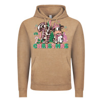 Vintage Coffee my first christmas cow Vintage Hoodie - MaliasSmallBusiness