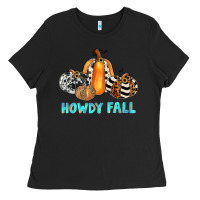 Black howdy fall Ladies Tee - JahusDesignShop