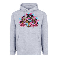 Heather Grey valentine's day rainbow heart olivia Heavyweight Hoodie - OliviaCreatesArt