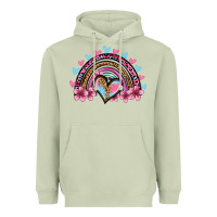 Matcha valentine's day rainbow heart olivia Heavyweight Hoodie - OliviaCreatesArt