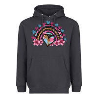 Smoke valentine's day rainbow heart olivia Heavyweight Hoodie - OliviaCreatesArt