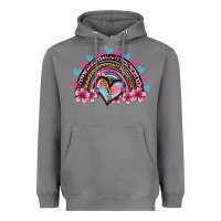 Storm valentine's day rainbow heart olivia Heavyweight Hoodie - OliviaCreatesArt