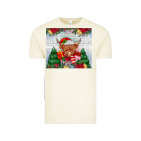 Vintage Arctic christmas cow Vintage Tee - MaliasSmallBusiness