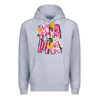 Heather Grey Mama Mother's Day Premium Hoodie - CowGirlArtShop