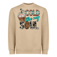 Mushroom cold like my soul with coffee Heavyweight Sweatshirt - BarkalooDesign