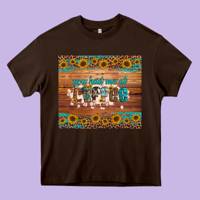You Had Me At Coffee Heavy Core Tee Designed By Artiststas