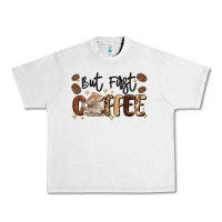 Lunar Rock but first coffee Urban Heavy Tee - MaliasSmallBusiness