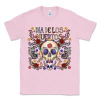 Bubblegum Pink dia de los muertos Classic Tee - CowhideDigitalArt
