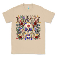 Mushroom dia de los muertos Classic Tee - CowhideDigitalArt