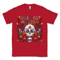 Red dia de los muertos Classic Tee - CowhideDigitalArt