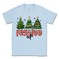 Dusty Blue festive af Classic Tee - MaliasSmallBusiness
