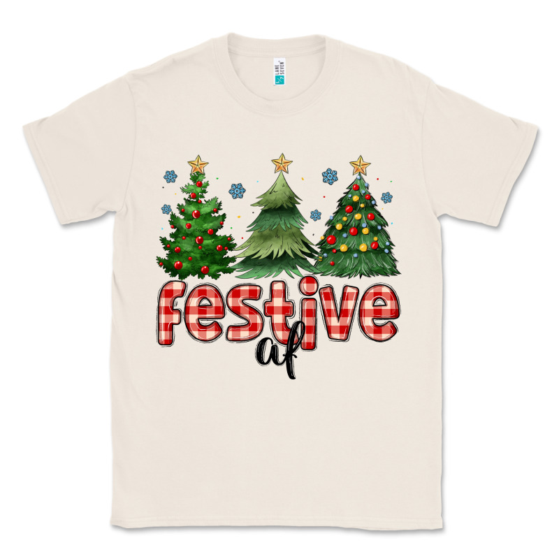 Festive Af Classic Tee by MaliasSmallBusiness | Teevron