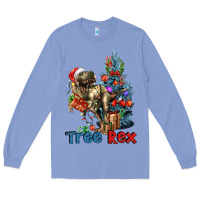 Colony Blue Tree Rex T-Rex Long Sleeve Tee - LillyAllenDesigns