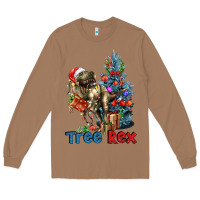Toasted Coconut Tree Rex T-Rex Long Sleeve Tee - LillyAllenDesigns