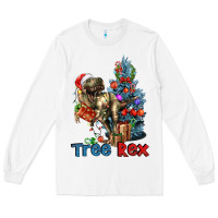 White Tree Rex T-Rex Long Sleeve Tee - LillyAllenDesigns