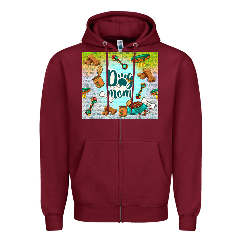 Dog Mom Zipper Hoodie by TumblerDesignByShophia | Teevron