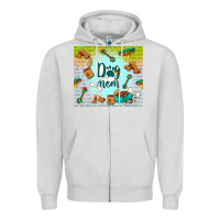 Dove Grey dog mom Zipper Hoodie - TumblerDesignByShophia