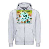 Heather Grey dog mom Zipper Hoodie - TumblerDesignByShophia