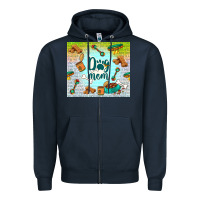 Navy dog mom Zipper Hoodie - TumblerDesignByShophia