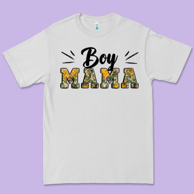 Boy Mama Camouflage Pattern Mother's Day Premium Tee Designed By Artiststas