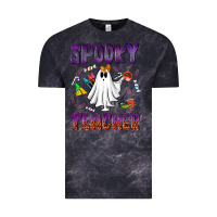 Cloud Black spooky teacher Vintage Tee - NancyCooperArtShop