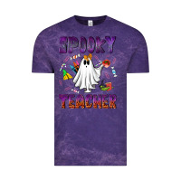 Cloud Purple spooky teacher Vintage Tee - NancyCooperArtShop