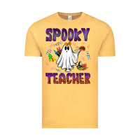 Vintage Mustard spooky teacher Vintage Tee - NancyCooperArtShop