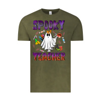 Vintage Olive spooky teacher Vintage Tee - NancyCooperArtShop