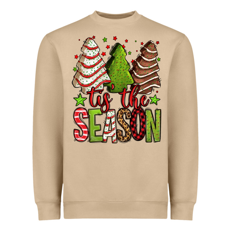 Tis The Season Christmas Cakes Heavyweight Sweatshirt by Jasminsmagicworld | Teevron