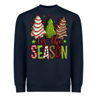Navy tis the season christmas cakes Heavyweight Sweatshirt - Jasminsmagicworld