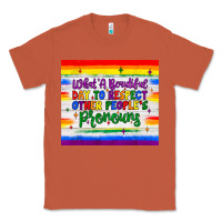 Copper what a beautiful day to respect other people's pronouns  tumbler Classic Tee - JahusDesignShop